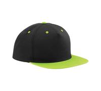 Beechfield Women's Contrast 5 Panel Snapback Cap in Lime Beechfield Lime One Size