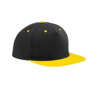 Beechfield Women's Contrast 5 Panel Snapback Cap in Yellow Beechfield Yellow One Size