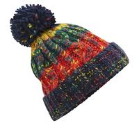 Beechfield Women's Corkscrew Pom Pom Beanie Beechfield Multicolor One Size