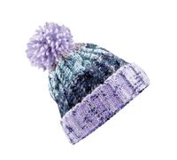 Beechfield Women's Corkscrew Pom Pom Beanie in Violet Beechfield Violet One Size