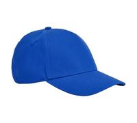 Beechfield Women's EarthAware Classic Cotton 5 Panel Baseball Cap in Royal Beechfield Royal One Size