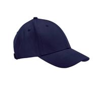 Beechfield Women's EarthAware Cotton Canvas 6 Panel Cap in Navy Beechfield Navy One Size