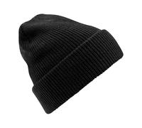 Beechfield Women's Heritage Premium Plain Winter Beanie in Black Beechfield Black One Size