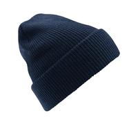 Beechfield Women's Heritage Premium Plain Winter Beanie in Navy Beechfield Navy One Size