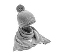 Beechfield Womens/Ladies Flecked Hat And Scarf Set RW9586