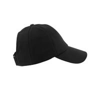 Beechfield - Women's Ponytail Cap - Black Baseball Cap for Women, Running Cap, Performance Hat, Golf Cap, Sun Hat, Running Accessories, Women's Cap - 100% Recycled Polyester