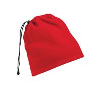 Beechfield Women's Suprafleece Snood Cap in Red Beechfield Red One Size