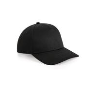Beechfield Women's Urbanwear 5 Panel Snapback Cap in Black Beechfield Black One Size