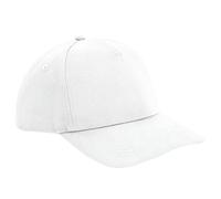 Beechfield Women's Urbanwear 5 Panel Snapback Cap in White Beechfield White One Size