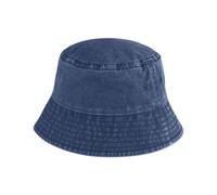 Beechfield Women's Vintage Bucket Hat in Mid Blue | Size: S/M Beechfield Mid Blue S/M