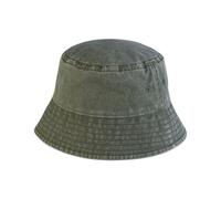 Beechfield Women's Vintage Bucket Hat in Olive | Size: S/M Beechfield Olive S/M
