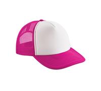 Beechfield Women's Vintage Snapback Trucker Cap in Fuchsia Beechfield Fuchsia One Size