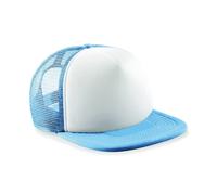 Beechfield Women's Vintage Snapback Trucker Cap in Pale Blue Beechfield Pale Blue One Size