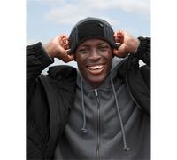 Beechfield Zip Patch Beanie | Unisex | Chunky Double Knit | 4 Colours | One Size