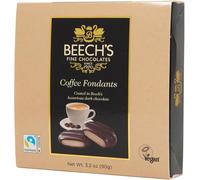 Beech's Fine Chocolates Coffee Fondants (90g) - Hand Crafted in The UK - Fairtrade Cocoa Chocolate - Palm Free and Gluten Free - Naturally Coffee Flavoured