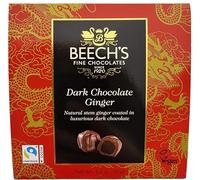 Beech's Fine Chocolates Dark Chocolate Covered Ginger, 100g