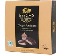 Beech's Fine Chocolates Ginger Fondants (90g) - Hand crafted in the UK - Fairtrade Cocoa Chocolate - Palm Free and Gluten Free - Naturally Ginger Flavoured