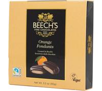 Beech's Fine Chocolates Orange Fondants (90g) - Hand crafted in the UK - Fairtrade Cocoa Chocolate - Palm Free and Gluten Free - Naturally Orange Flavoured