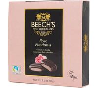 Beech's Fine Chocolates Rose Fondants (90g) - Hand crafted in the UK - Fairtrade Cocoa Chocolate - Palm Free and Gluten Free - Naturally Rose Flavoured