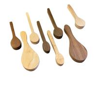 Beechwood & Black Walnut Spoon Blanks - Unfinished Wood Whittling Kit for Carving (8 pcs)