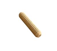 Beechwood Dowels, Grooved, Pack of 100 (6mm x 30mm)