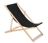Beechwood Lounge Chair without Armrests in 14 Colors, Sun Lounger 110kg