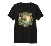 Beechwood State Park New York Lake Ontario Souvenir Premium T-Shirt