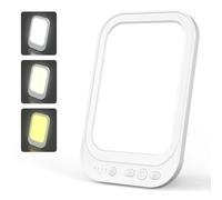 Beedove Light Therapy Lamp, 10000 Lux Light Therapy Lamp, 5 Adjustable Brightness & 4 Timer, 90° Foldable for Office/Home, SAD LED Lamp Effective for Seasonal Affective Disorders