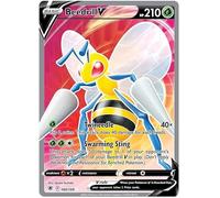 Beedrill V 160/189 Rare Ultra Pokemon Card (SWSH Astral Radiance) + 1x TitanCards® Toploader