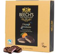 Beeechs Rose, Mint, Coffee, Orange, Violet, Strawberry Flavour Fondant Creams coated Dark chocolate Variety Box 90g | Perfect for Christmas (12, Orange Fondant)