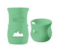 Beef Body Silicone Sleeve - Protective Bottle Cover, Heat Resistant Wrap | Food Grade Insulation Handle for Toddler Milk Bottles, Lid