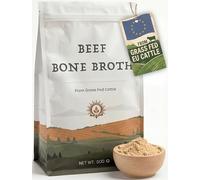 Beef Bone Broth Powder - 500g - Grass Fed EU Origin - Bone Broth Collagen Protein Powder - Muscle Growth, Bone Health and Skin Quality