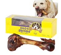 Beef Bone for Dogs | Dog Bone Beef Shank - Large Breed Dog Treats, Healthy Dog Marrow Bone, Aggressive Dog Toys for Small to Large Breed