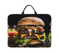 Beef Burger Printed Laptop Sleeve 16.5 * 12.2", Business and Casual Dual use, Suitable for Some laptops