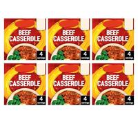 Beef Casserole Recipe Mix, 38g, No Artificial Colours, Slow Cooker Compatible, Vegan Suitable, 4 Servings,Pack Of 6