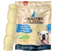 Beef Cheek Rolls 10" (3pcs/pack) - Not Hidden - No Raw Alternative to Chewing Dogs - Great for Energy Chewers - Long Lasting Chewers