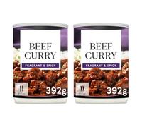 Beef Curry 392G, Pack Of 2, Chunks of beef with onion in a medium spiced curry sauce, Fragrant & Spicy Tender beef, cooked with traditional aromatic spices