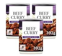 Beef Curry 392G, Pack Of 3, Chunks of beef with onion in a medium spiced curry sauce, Fragrant & Spicy Tender beef, cooked with traditional aromatic spices