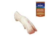 Beef Feet ~1kg with Rajah Beef Steak Seasoning - Halal Trotters for Soup & Stock Pack