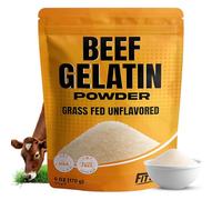 Beef Gelatin Powder 6 oz - Grass-Fed, Unflavored, Non-GMO - Premium Thickening Agent for Cooking & Baking - Perfect for Gummy Candy, Marshmallows and Sauces.