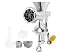 Beef Grinder- Samfox Beef Grinder Meat Mincer - Aluminium Alloy Hand Operate Home Meat Grinder Sausage Beef Mincer Table Kitchen Tool