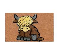 Beef Highland Decorative Fabric - Elegant Pearl Decoration | Stick-in The Breakage with Animal Design, Front Door for Indoor Swimming