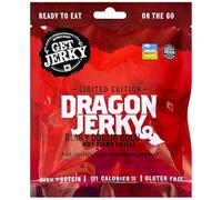 Beef Jerky by Get Jerky Trailhead - 6 x 40g Bags, Dragon Chilli Flavour, Hot & Fiery Made From Welsh Beef - High Protein, Low Carb & Gluten Free Snack (Chilli)