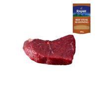 Beef Knuckle 500gr with Rajah Beef Steak Seasoning - Lean Cut for Roasting & Dicing - Fresh Halal Meat Pack