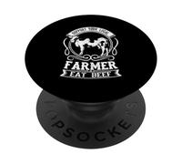 Beef Market Support Your Local Farmers Eat Beef Farming PopSockets Adhesive PopGrip