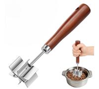 Beef Mince,Mince Masher,Ground Meat Masher with 6-Blade Head for Ground Beef,Turkey,Hamburger Meat,Potato,Stainless Steel Heat Resistant and Non-Stick Safe Kitchen Utensil
