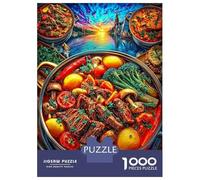Beef Stew 1000 Piece Impossible Puzzle for Adults - Challenging Jigsaw Puzzles, Family Activity & Mind Game Gift 52x38cm/1000pcs