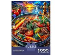 Beef Stew 1000 Piece Impossible Puzzle for Adults - Challenging Jigsaw Puzzles, Family Activity & Mind Game Gift 70x50cm/1000pcs
