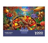 Beef Stew 1000 Piece Jigsaw Puzzle for Adults And Kids-Challenging Puzzle Game,Home Decoration & Family Fun 70x50cm/1000pcs