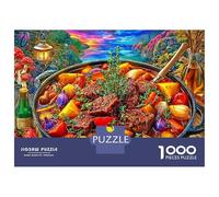 Beef Stew 1000 Piece Jigsaw Puzzle for Family - Fun Challenge for Adults & Kids, 70x50cm/1000pcs